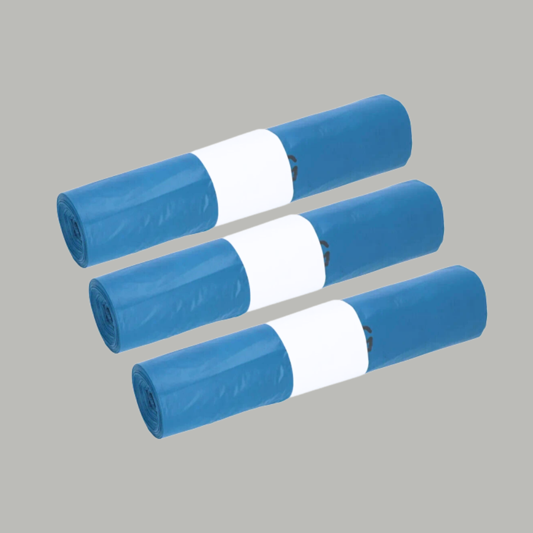 150 x Müllsack blau 120 Liter stark Typ 100
